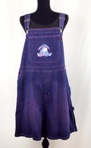 Disney Plus Eeyore Denim Overalls